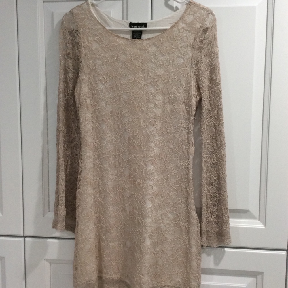 Lacey long sleeve dress